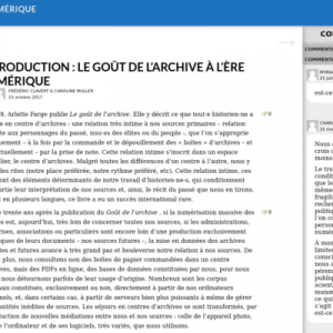 #43 Goûter les archives et les humanités numériques, avec Caroline Muller et Frédéric Clavert