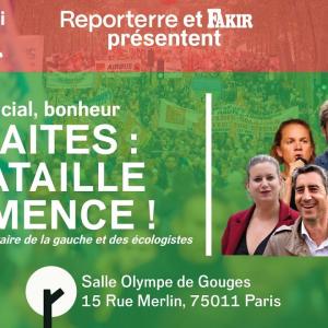 Écologie, social, bonheur - RETRAITES : LA BATAILLE COMMENCE !