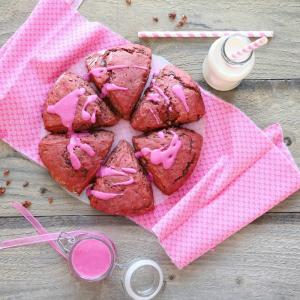 Scones à la betterave et chocolat #Octobre Rose - Épices & moi