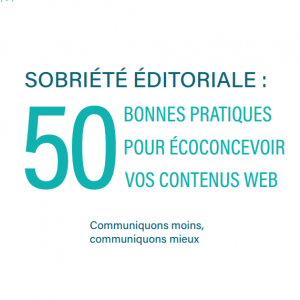 Sobriété numérique : la part de l’éditorial