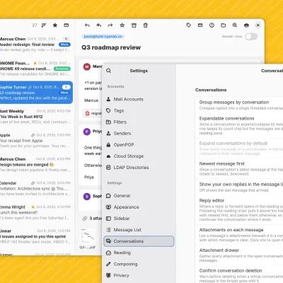 Hylki is a modern, Rust-based email client for GNOME