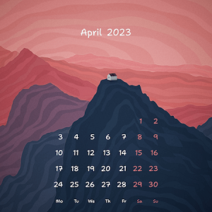 Swing Into April (2023 Wallpapers Edition)