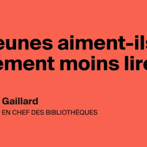 Les jeunes aiment-ils réellement moins lire ? - AOC media