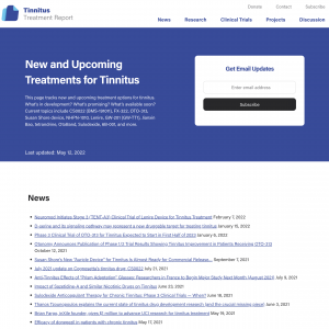 Tinnitus Treatment Report