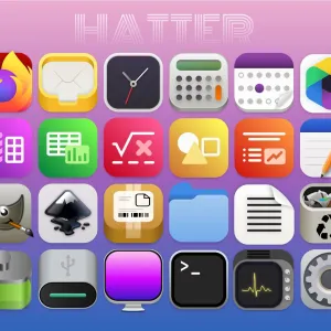 Give Ubuntu More Personality with the Hatter Icon Set