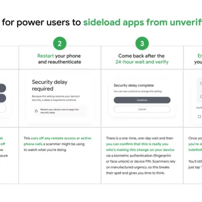 ☕️ Android : la vérification des développeurs tiers débute dans quatre pays