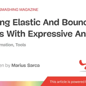 Creating Elastic And Bounce Effects With Expressive Animator
