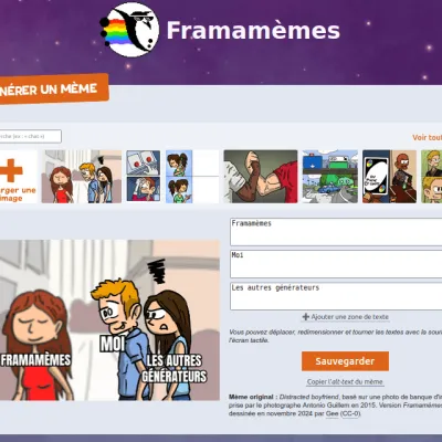 Framamèmes : une v2 financée par les soutiens de Gee !