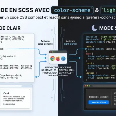 Dark Mode en Sass : maîtriser color-scheme et light-dark()