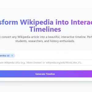 Wiki Timeline. Transformez les articles Wikipédia en frises chronologiques interactives
