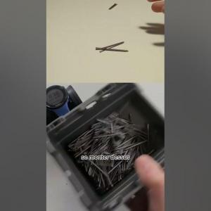 des clous qui se rangent tout seuls #science