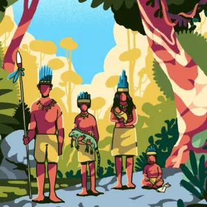 Une famille sous la loi de la jungle