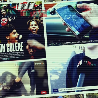 Mouvement lycéen : faut-il flouter les visages des manifestants ? | la revue des médias