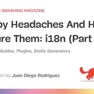 Gatsby Headaches And How To Cure Them: i18n (Part 1)
