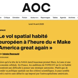 Le vol spatial habité européen à l’heure du « Make America great again »
