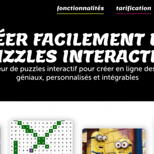 Puzzel. Créer des puzzles en ligne gratuitement