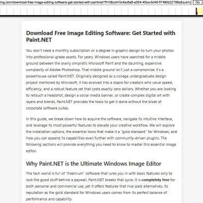 ☕️ Paint.NET dispose enfin du domaine paint.net