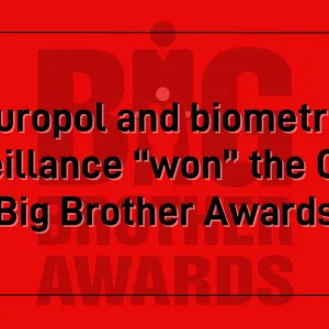 Europol and biometric surveillance “won” the Czech Big Brother Awards