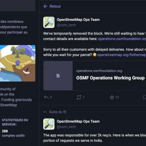 OpenStreetMap sous attaque massive de bots… alors que les données sont gratuites