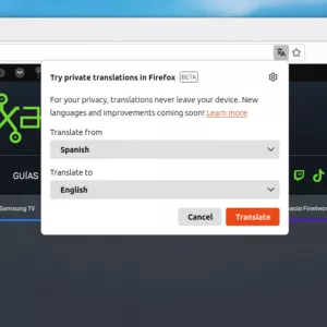 Firefox Tests Privacy-Friendly Web Translation Feature