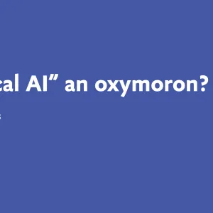 Is “ethical AI” an oxymoron? | hidde.blog