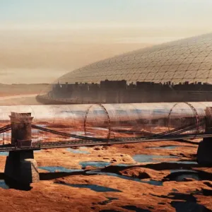 « Sky Dome 2123 », somptueux film d’animation SF sur l’effondrement climatique
