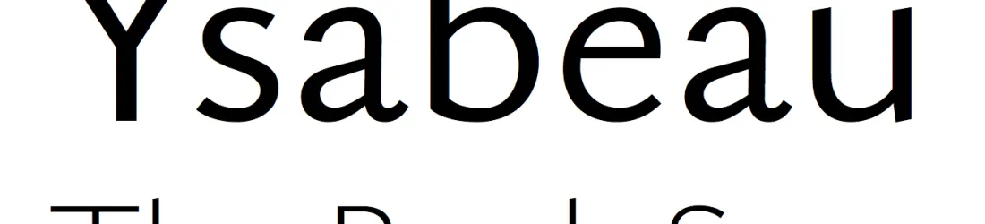 GitHub - CatharsisFonts/Ysabeau: Ysabeau: The essence of Garamond in an open-source sans-serif typeface