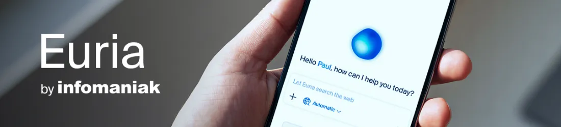 Euria : l’assistant IA souverain et gratuit pour ne plus dépendre des géants américains • Infomaniak