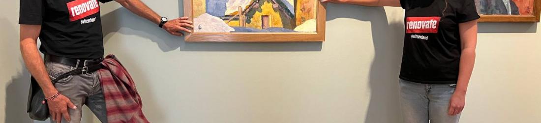 Collés à des tableaux de Giacometti et de Segantini – Renovate Switzerland