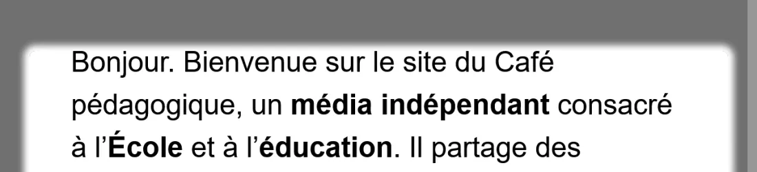 Un prompteur dans la classe