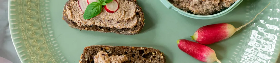 Pâté de « poisson fumé » (végétarien, vegan)