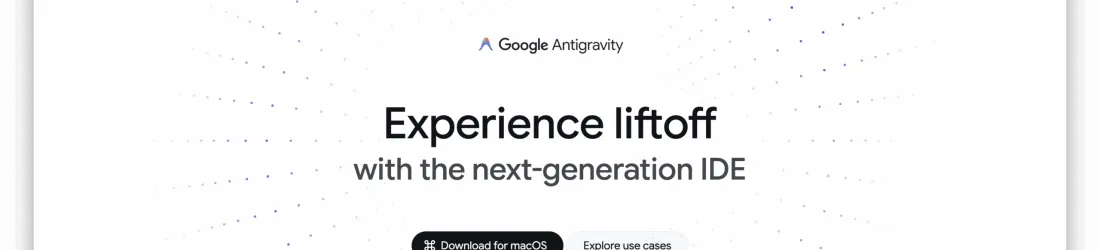 The Google Antigravity website, rebuilt with Modern CSS