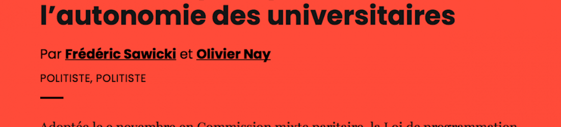 Sauver le Conseil national des universités pour préserver l’autonomie des universitaires | AOC media - Analyse Opinion Critique