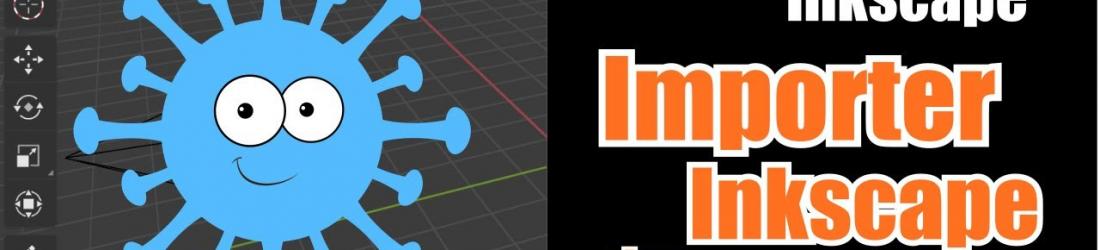 Tuto Inkscape-Blender : importer et animer une illustration inkscape dans blender