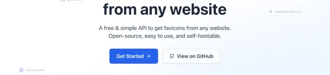 Free Favicon API - Vemetric