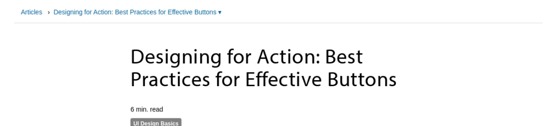 Designing for action: Best practices for effective buttons | Wireframing Academy | Balsamiq