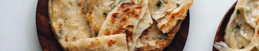 Flakiest Chinese Scallion Pancakes 葱油饼