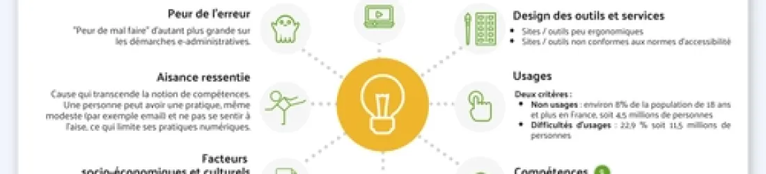 Causes de l'éloignement numérique en France | Les Bases du numérique d’intérêt général