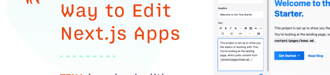 Build real-time editing into your site. | TinaCMS