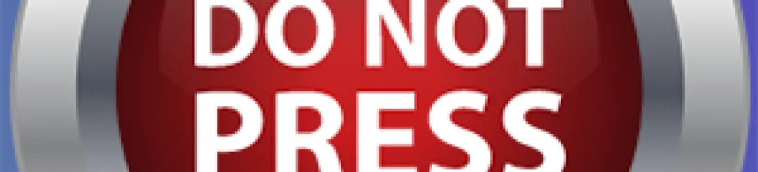 Do not press