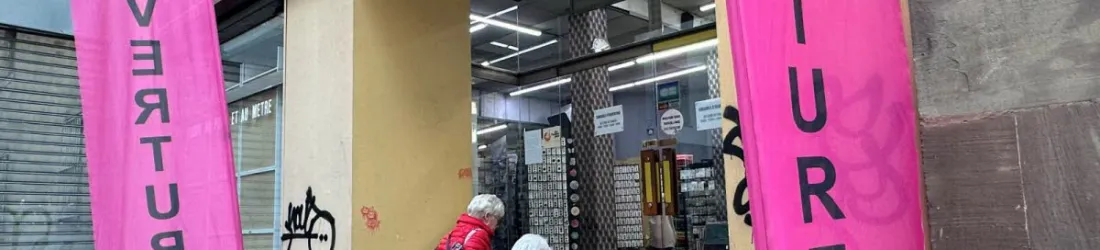 Ça s'en va et ça revient... Toto Tissus a rouvert ses portes dans la rue Thomann !