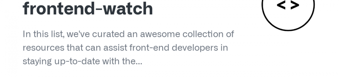 GitHub - Axolotat/awesome-frontend-watch: In this list, we've curated an awesome collection of resources that can assist front-end developers in staying up-to-date with the latest trends and technologies.