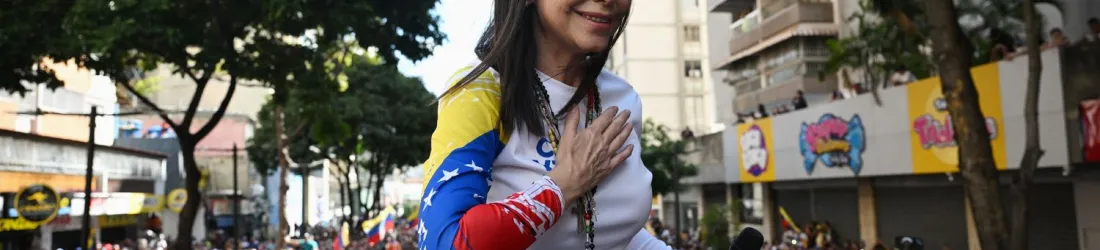 Le prix Nobel de la paix décerné à Maria Corina Machado, figure de l'opposition vénézuélienne, pour son rôle dans "la lutte pour la démocratie"