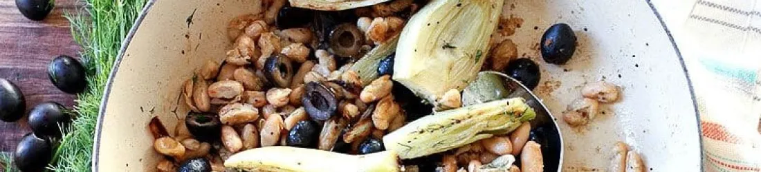 Haricots blancs au fenouil et olive