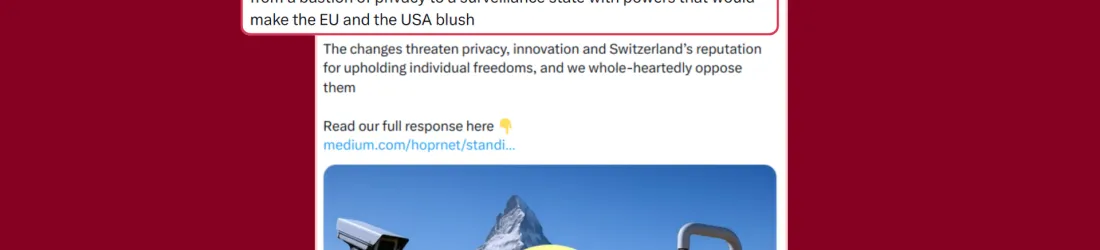 La Suisse prévoit une surveillance pire que celle des États-Unis | Tuta
