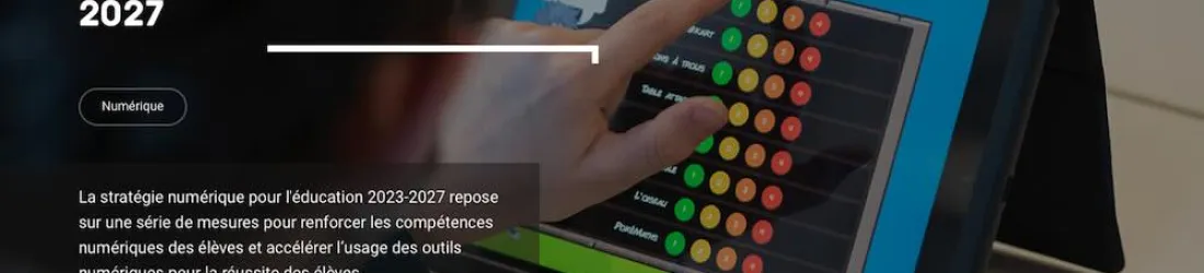 Stratégie du numérique éducatif et contraintes budgétaires