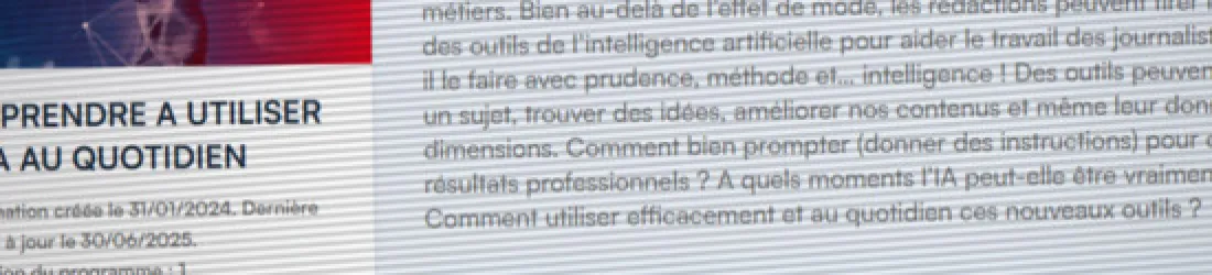 Le jour où j'ai été formé à l'IA générative par l'ESJ Lille - Par Loris Guémart | Arrêt sur images
