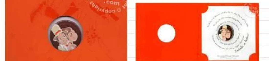 Un Faire part de naissance animé orange - Univers au féminin