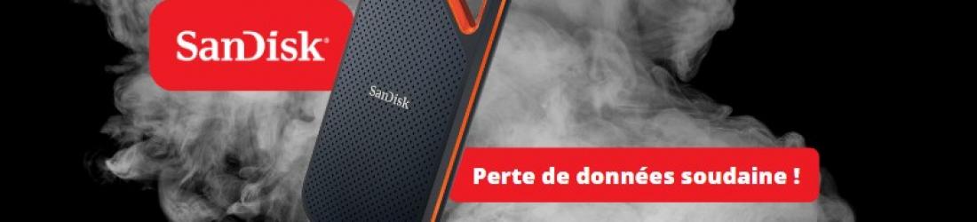 À cause d’un bug, les SSD portables SanDisk deviennent illisibles !