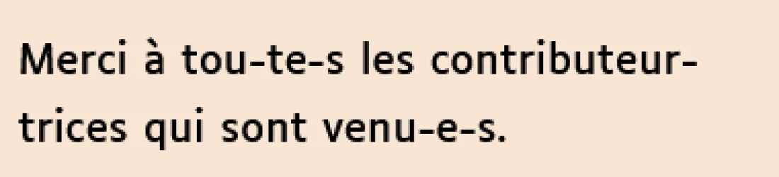 Écriture inclusive : le point d’hyphénation rend-t-il vraiment meilleure la lecture par les lecteurs d’écran ?